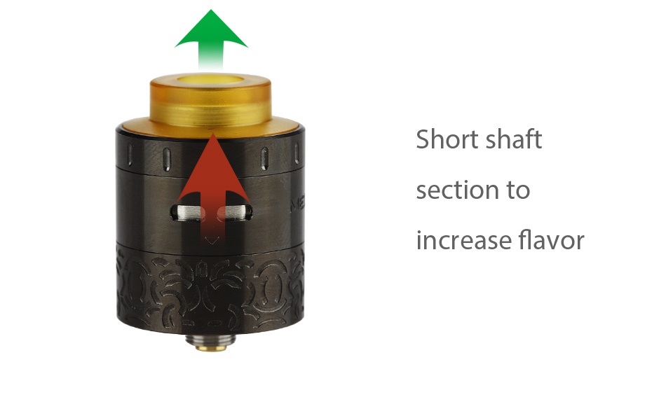 GeekVape Medusa RDTA 3ml Short shaft section to ncrease flavor