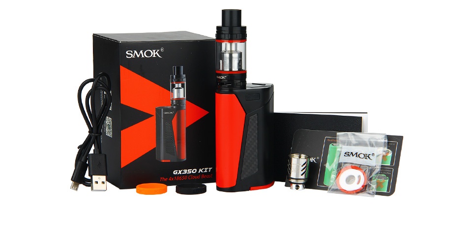 SMOK GX350 With TFV8 Full Kit Purple Black Gold Black Silver Black Black Red