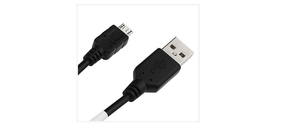 Eleaf QC USB Cable Black SS Blue