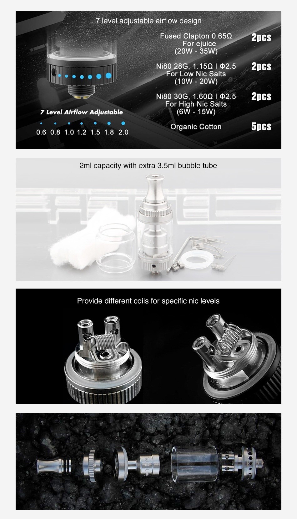 CoilART SALT RTA 2ml