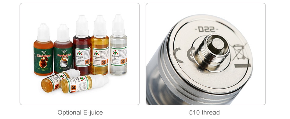 Joyetech Exceed D22 Atomizer 2ml dee Optional E juice 510 thread