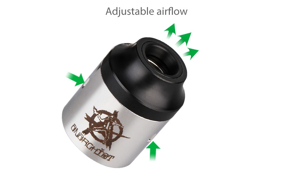 Anarchist Riot RDA Adjustable airflow