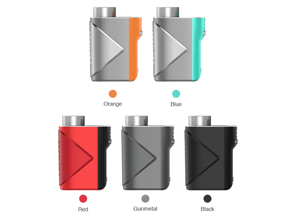 Geekvape Lucid 80W TC Box MOD Orange Red Gunmetal